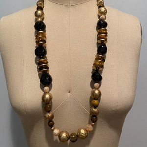 Kendra scott long tiger's eye vintage beaded